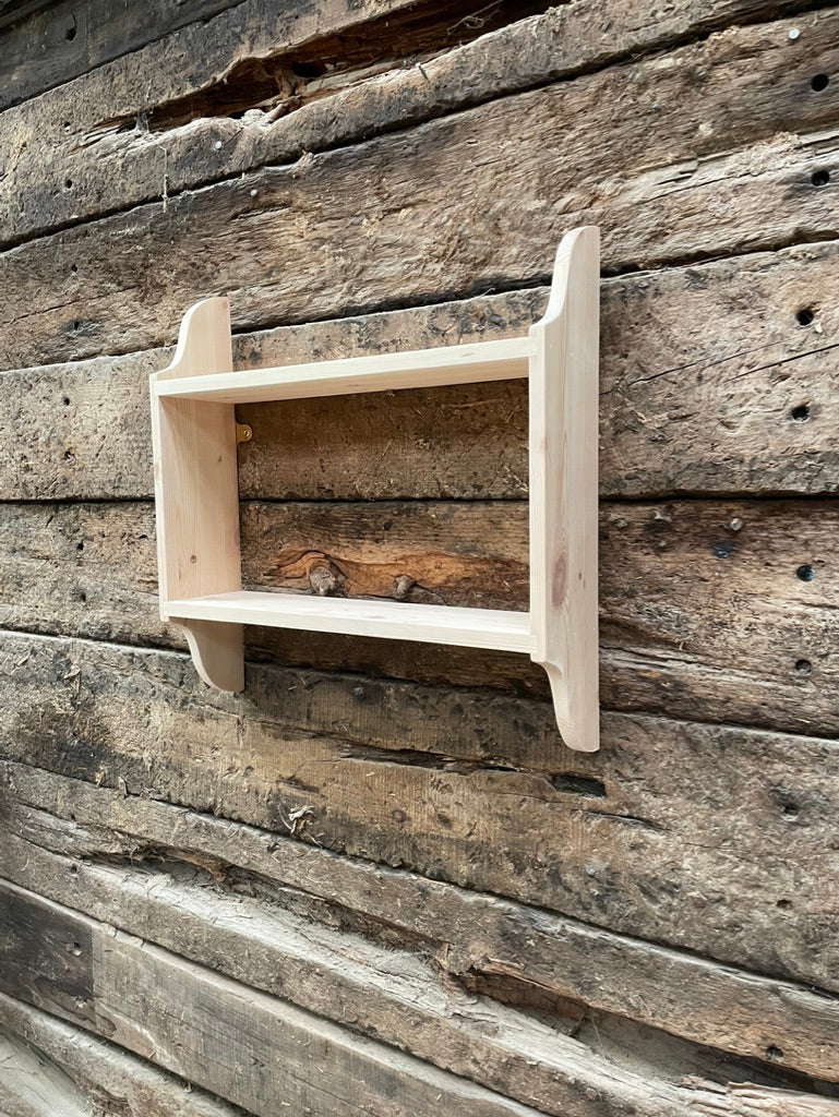 2 Tier Wall Shelf - 5" Deep