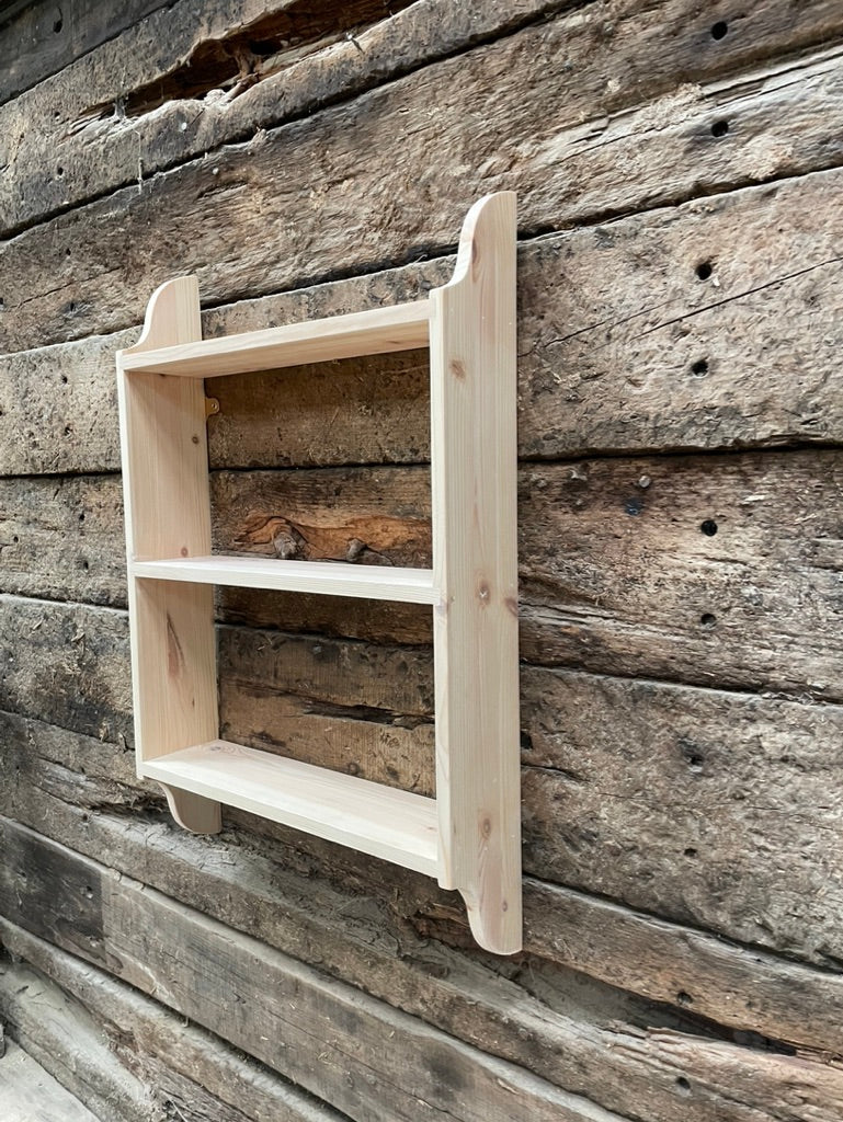 3 Tier Wall Shelf - 13cm Deep