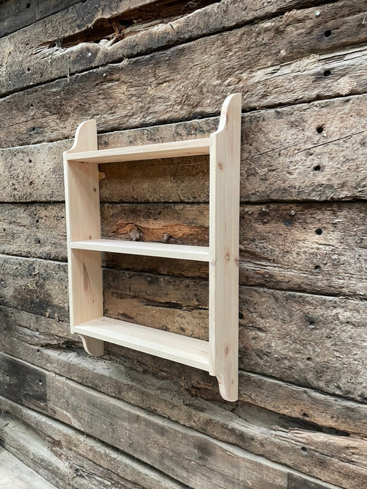 3 Tier Deep Wall Shelf - 21cm Deep