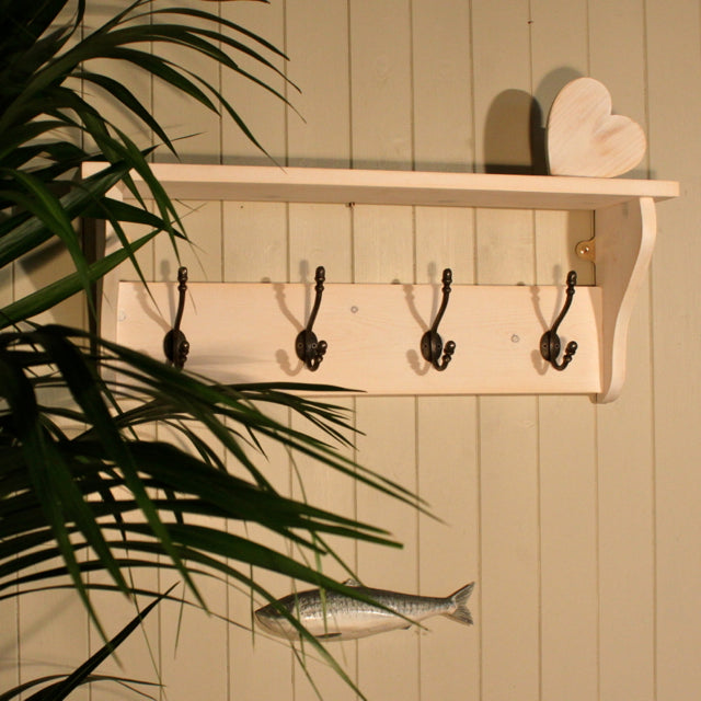 Coat Rack with Shelf – Shelfmakers - Main Image