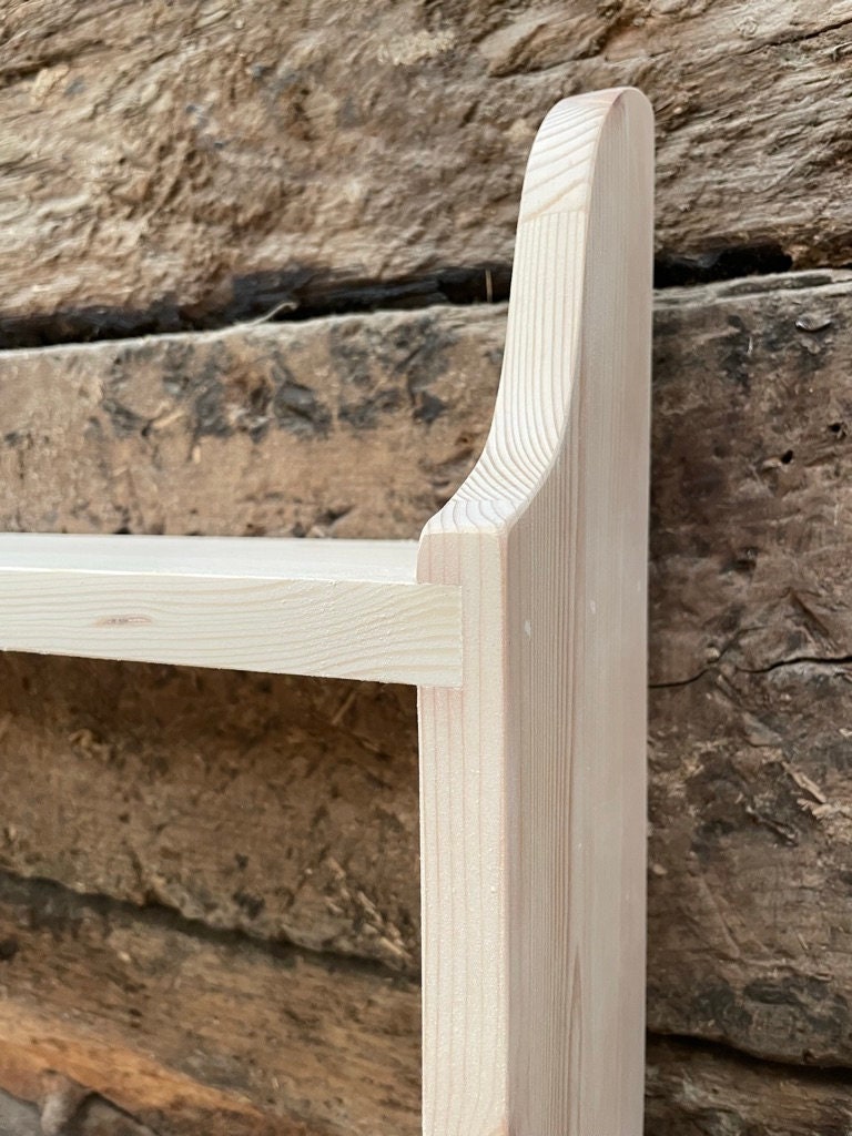 2 Tier Wall Shelf, Bookshelf, Display Shelves - in Various Widths