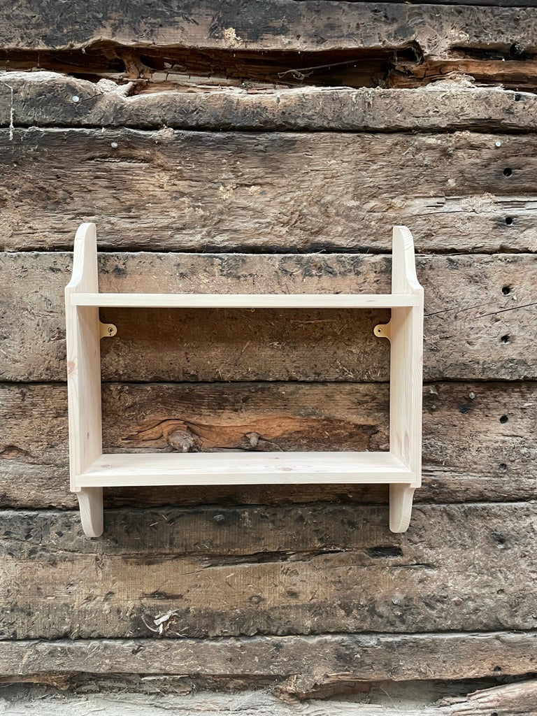 2 Tier Wall Shelf - 15cm Deep
