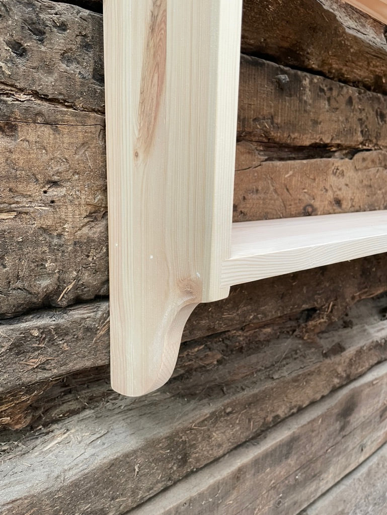 2 Tier Wall Shelf - 15cm Deep