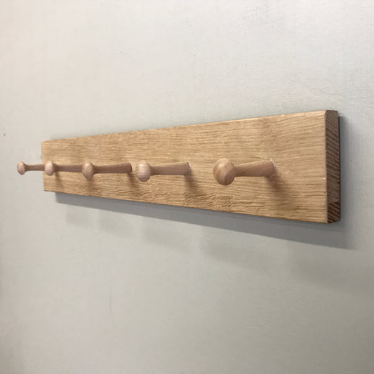 Oak Shaker Peg Rack