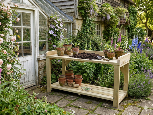 Heavy Duty Potting Table Planting Bench
