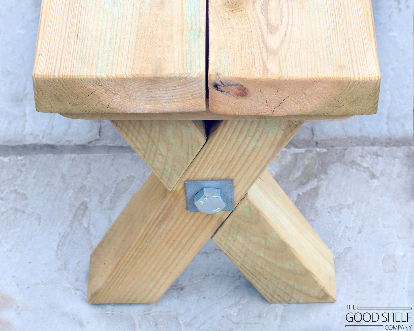 Garden Outdoor Patio Terrace X Frame Bench Seat