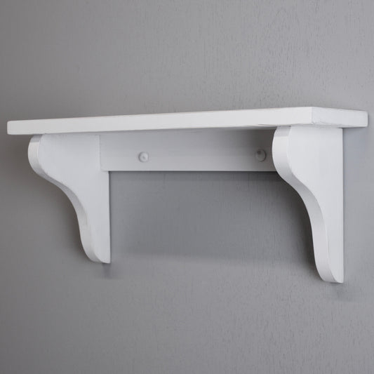 Wall Shelf 15cm Deep, Wooden Bookshelf, Cookery Books, Display Shelves - in Various Widths