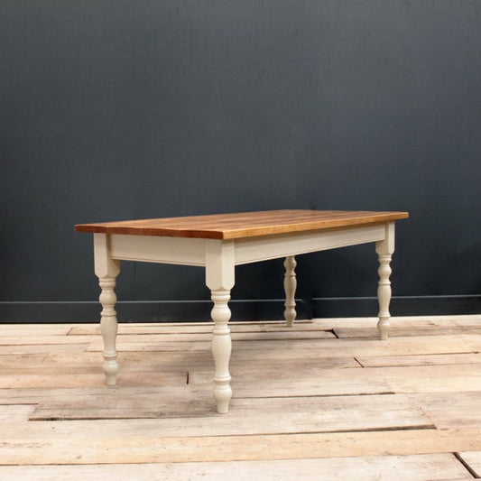 Victorian Farmhouse Scullery Dining Table, Kitchen, Traditional and Hand Made