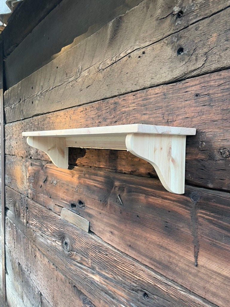 Deep Wall Shelf, Bookshelf, Cookery books, Display Shelves - in Various Widths
