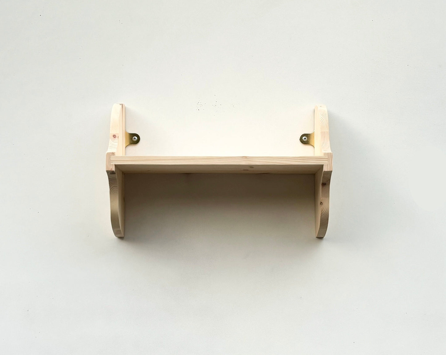 1 Tier Wall Shelf, Bookshelf, 13cm deep, Cookery books, Display Shelves - in Various Widths