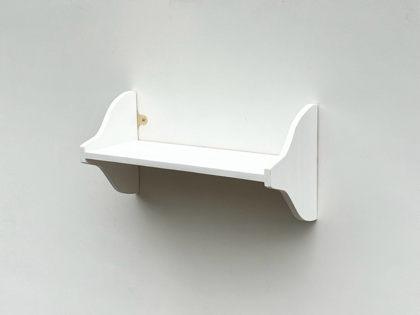1 Tier Wall Shelf, 23cm Deep, For Books, Display Shelves, Cook Books, Kitchen Storage, Spice Jars, Kilners  - Can be made to measure