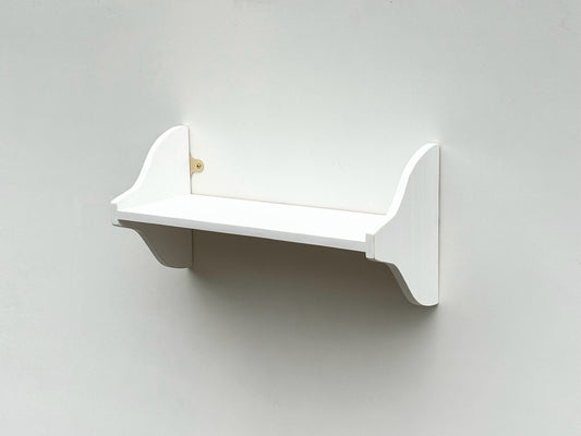 1 Tier Wall Shelf, 23cm Deep, For Books, Display Shelves, Cook Books, Kitchen Storage, Spice Jars, Kilners  - Can be made to measure