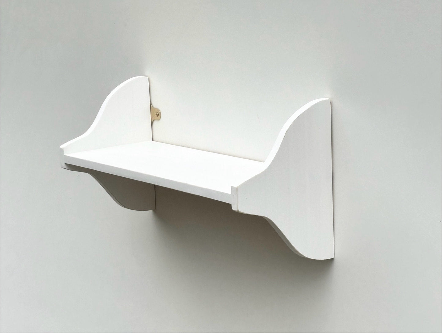 1 Tier Wall Shelf, 23cm Deep, For Books, Display Shelves, Cook Books, Kitchen Storage, Spice Jars, Kilners  - Can be made to measure