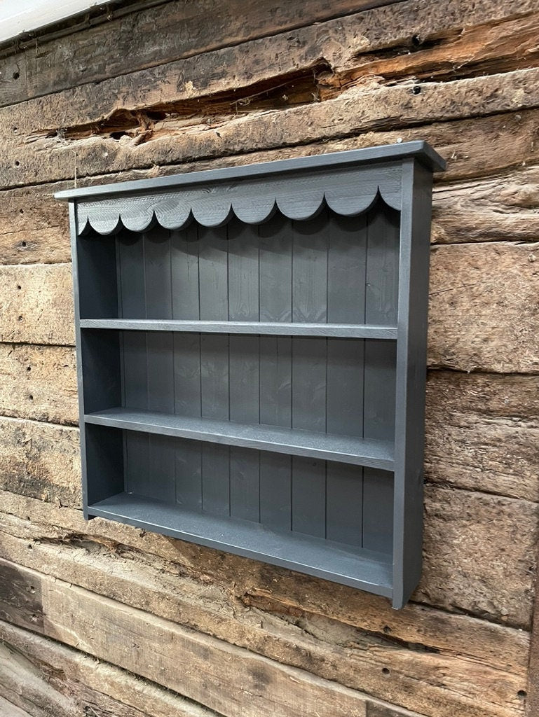 Large Auricula Theatre, Primrose, Primula, Flower Wall Shelf, Garden Flower Display, Scalloped Frieze, Two Sizes, Three Colours