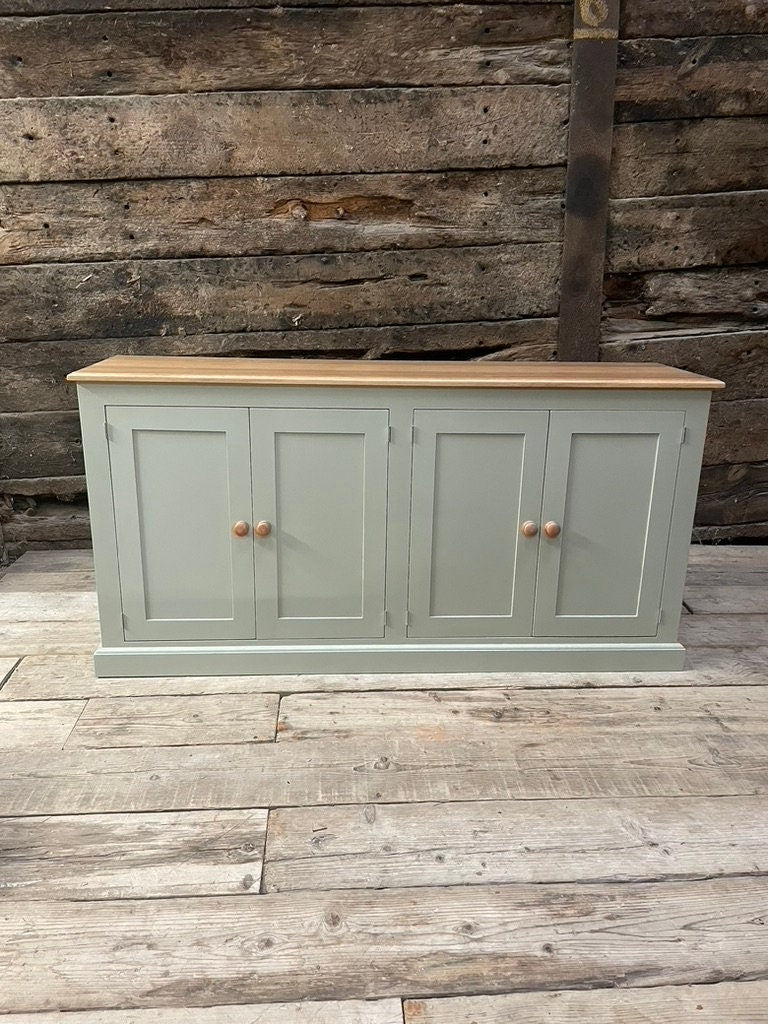 Four Door Sideboard Dresser Cupboard Cabinet Shaker Style, Kitchen and Utility - Made to Measure Service, Colours and Handles