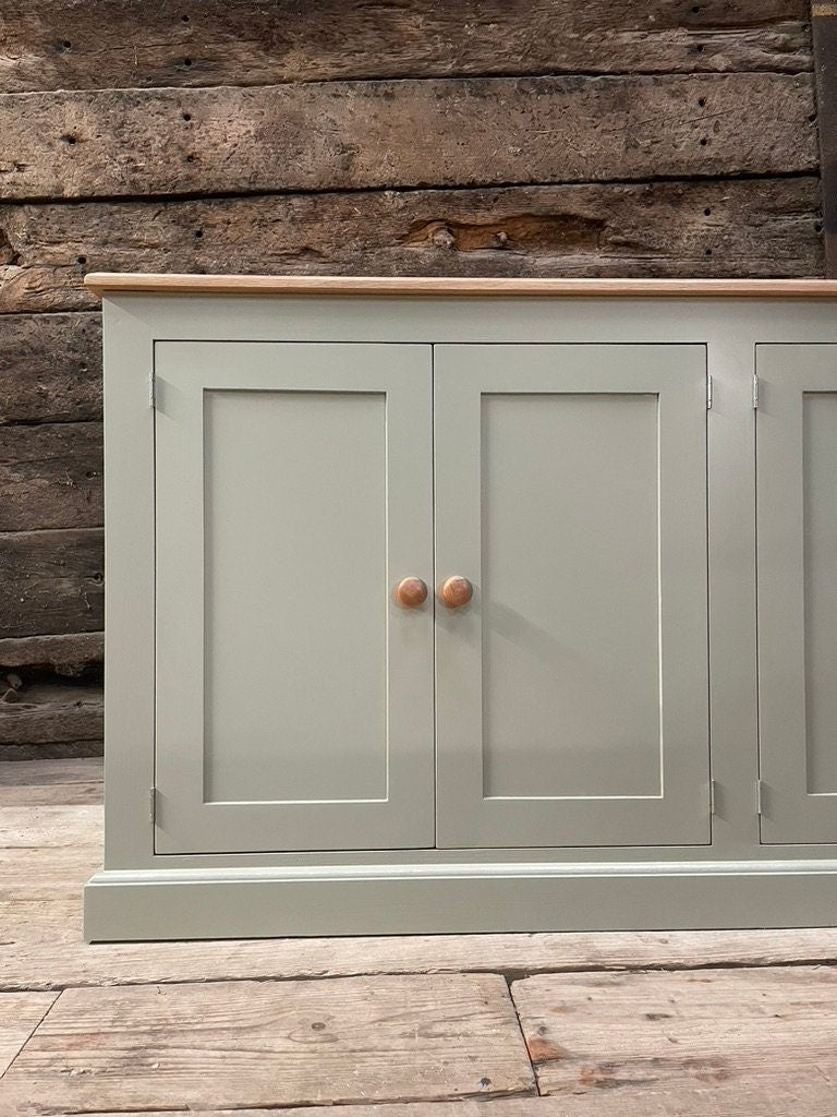 Four Door Sideboard Dresser Cupboard Cabinet Shaker Style, Kitchen and Utility - Made to Measure Service, Colours and Handles