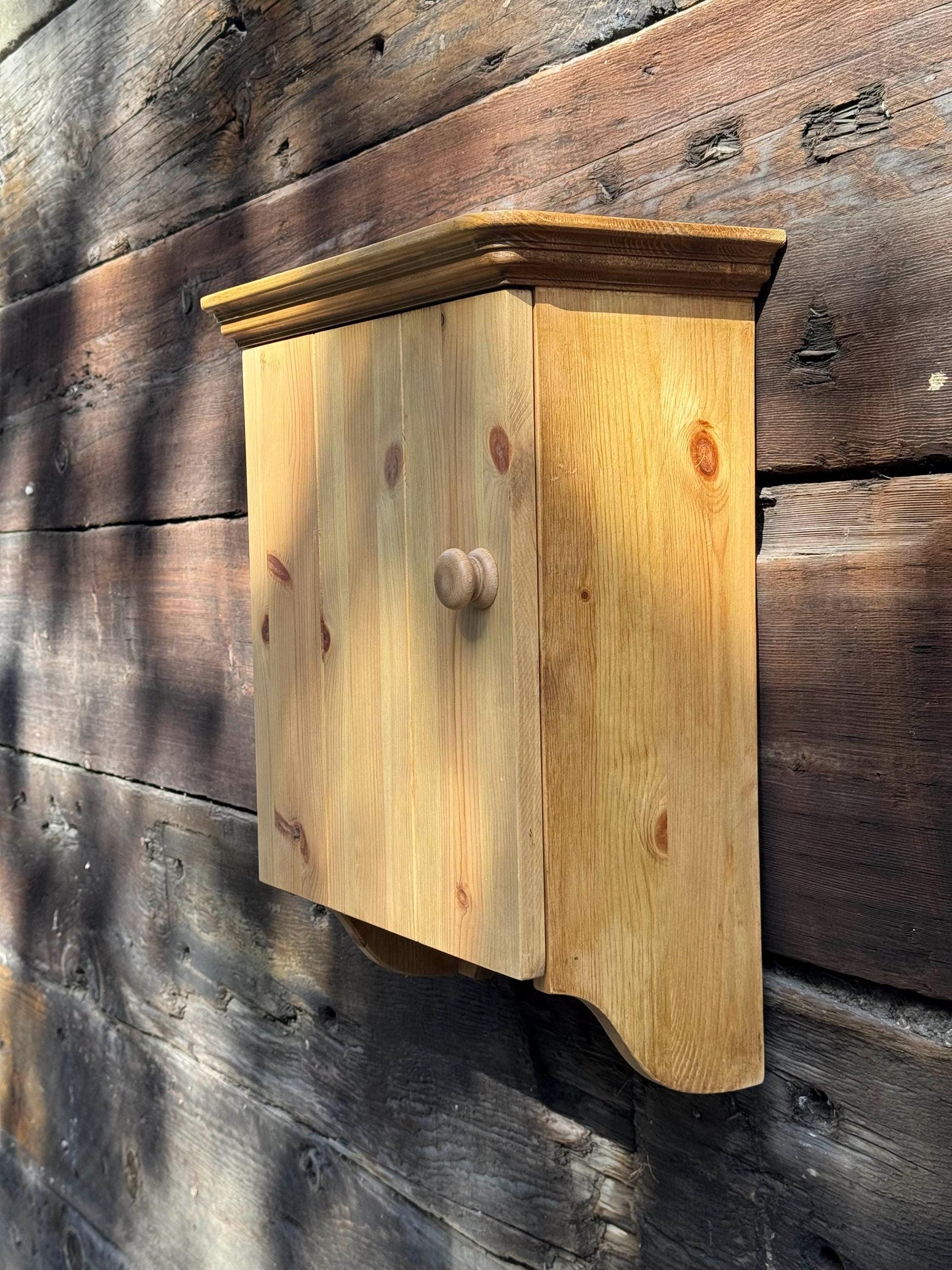 Hand Made Small Bathroom Wall Cabinet, Medicine Cupboard