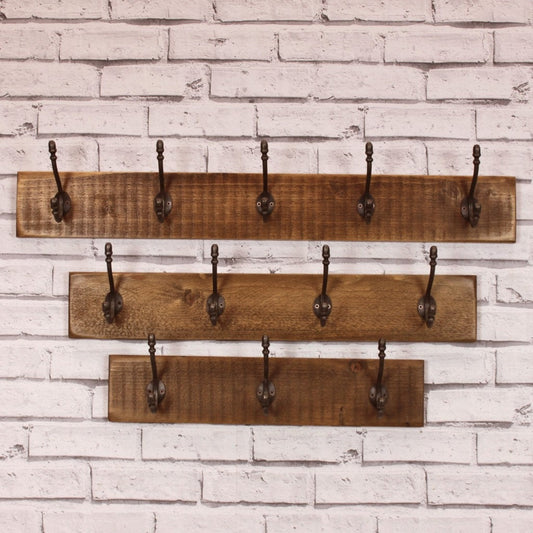 Salvaged Timber Coat Rack