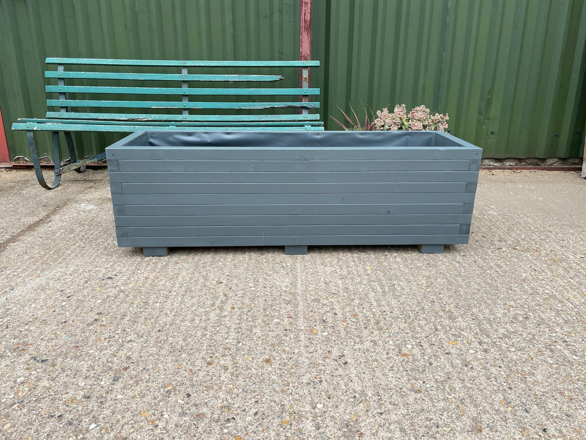 Heavy Duty Harpsden Wooden Planter Trough Fully lined, Garden, Patio, Screening