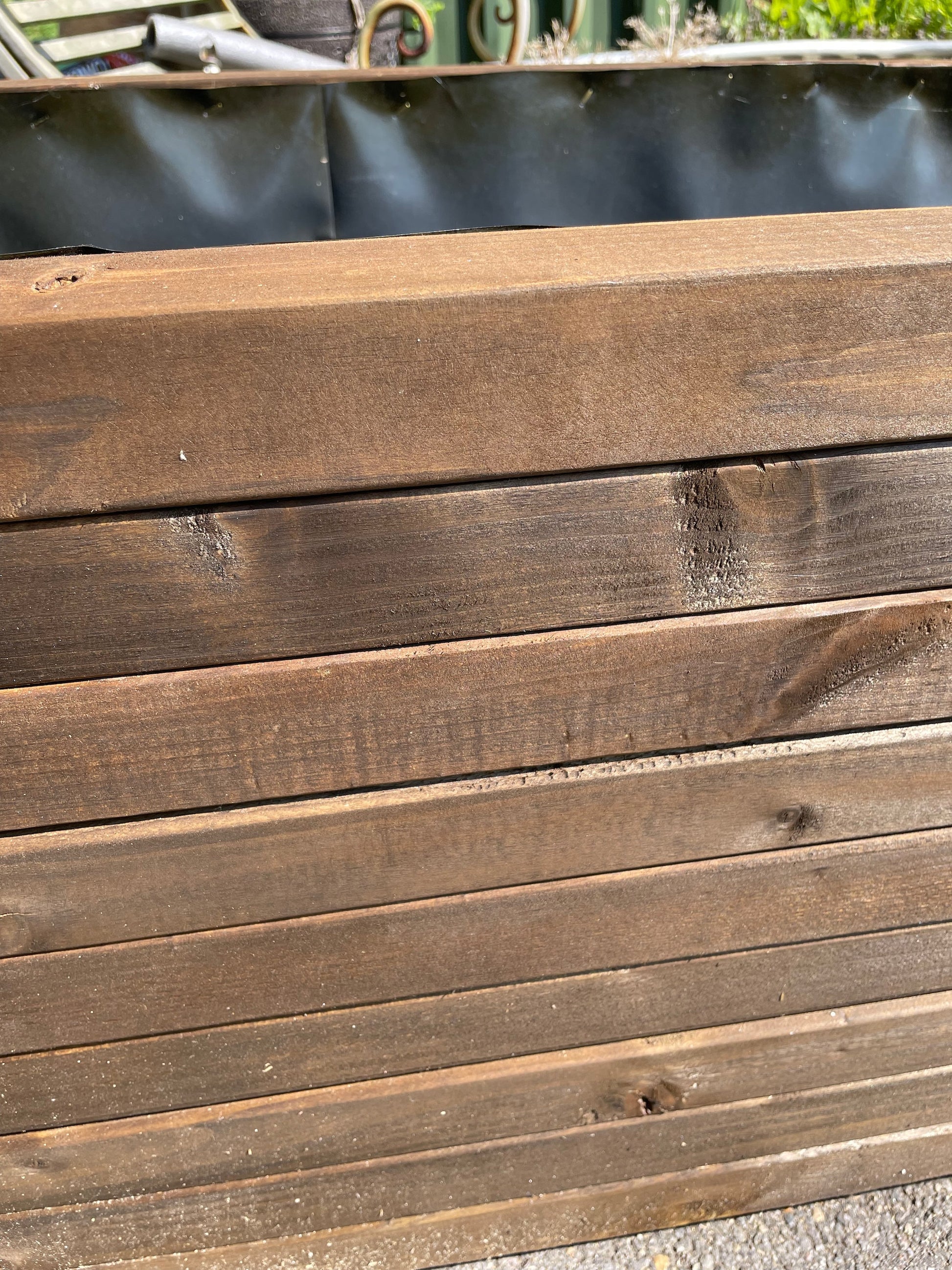 Heavy Duty Harpsden Wooden Planter Trough Fully lined, Garden, Patio, Screening